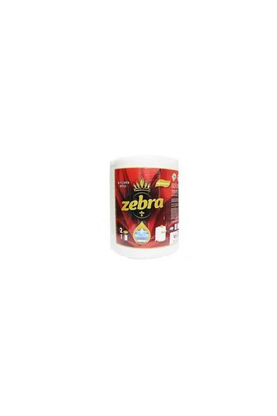 Zebra Pack of 6 x Zebra Professional paper towel roll, 2 layers, 23cm/23cm, 57 m