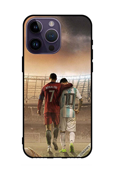 Covernex غطاء حماية لهاتف أبل آيفون 14 برو ماكس ميسي وكريستيانو رونالدو