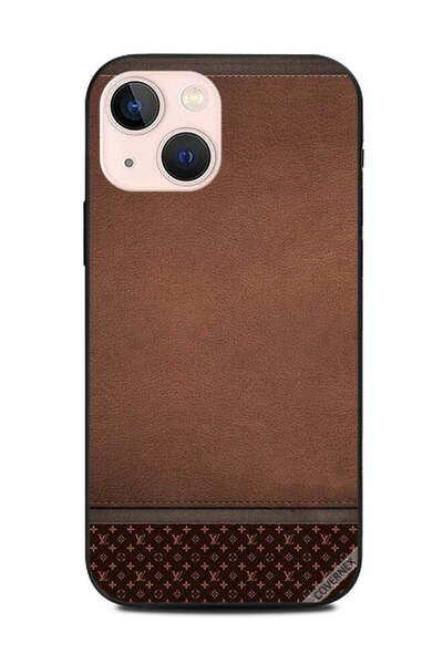 Covernex غطاء حماية لجهاز Apple iPhone 13 Mini DCP بنمط جلد بني داكن