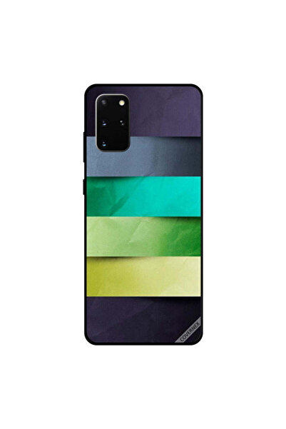Covernex غطاء حماية لهاتف سامسونج جالكسي S20 بلس بنقشة خطوط خضراء صفراء
