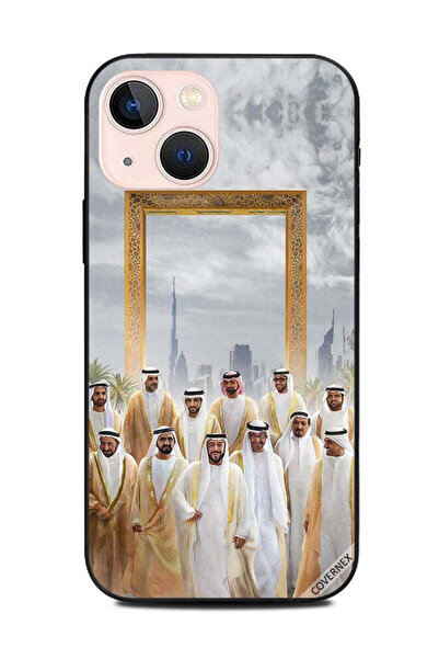 Covernex غطاء حماية لهاتف أبل آيفون 13 ميني، حكام الإمارات أمام إطار دبي