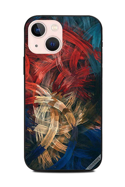 Covernex غطاء حماية لهاتف Apple iPhone 13 Mini بألوان الطلاء ونمط عتيق