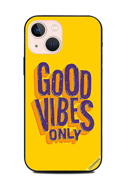 Covernex غطاء حماية لهاتف أبل آيفون 13 ميني - أجواء رائعة فقط - أصفر - خلفية