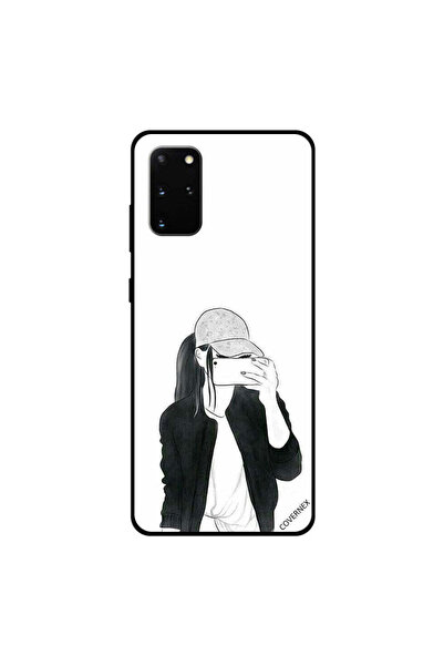 Covernex غطاء حماية لهاتف سامسونج جالكسي S20 بلس، فتاة تلتقط صورة بالأبيض وال...