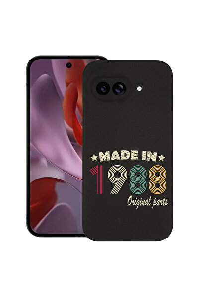 bestcase Husă Slim Silicon pentru Google Pixel 9a, Piese Originale 1988, 1926...