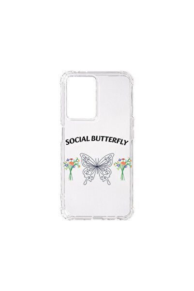 bestcase ® Carcasă antișoc pentru Motorola G54 / G54 Power, Social Butterfly,...