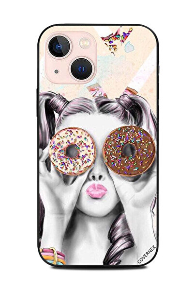 Covernex غطاء حماية لهاتف Apple iPhone 13 Mini Donuts بدلاً من العيون