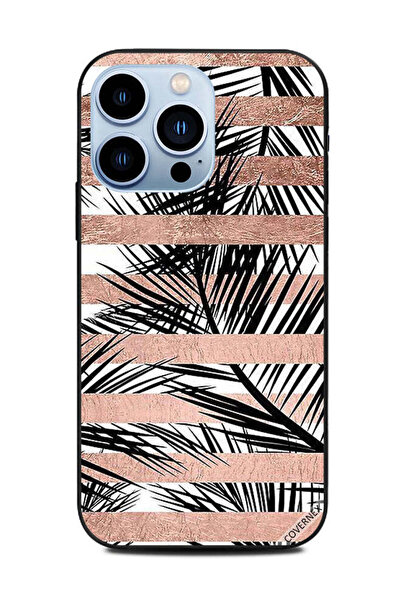 Covernex غطاء حماية لهاتف Apple iPhone 13 Pro مخطط باللون البني والأبيض