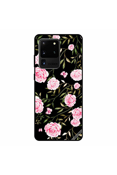 Covernex غطاء حماية لهاتف سامسونج جالكسي S20 ألترا بنقشة ورود وردية في باقات ...