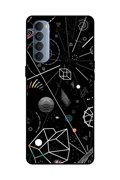Covernex غطاء حماية لهاتف Oppo Reno 4 Pro بأشكال هندسية
