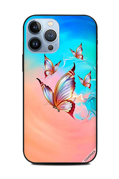 Covernex Protective Case Cover For Apple iPhone 13 Pro Max Butterflies Flying...