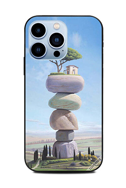 Covernex غطاء حماية لهاتف Apple iPhone 13 Pro - منزل على الحجارة
