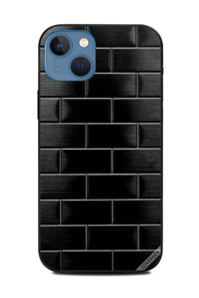 Covernex غطاء حماية لهاتف Apple iPhone 13 أسود بنمط كسر الجدار