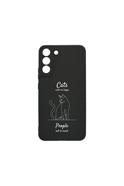 bestcase ® Husă Slim Silicon pentru Samsung Galaxy S23, Pisicile Mă Fac Feric...
