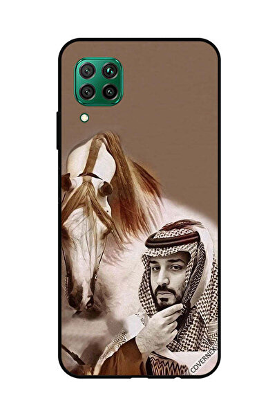 Covernex غطاء حماية لهاتف هواوي نوفا 7i / P40 Lite محمد بن سلمان أمام حصان