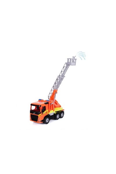 LENA Children's toy, WORXX Kipper Volvo FMX Fire Truck, Lena, plastic, 49 cm long
