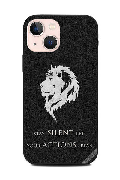 Covernex غطاء حماية لهاتف Apple iPhone 13 Mini ابقَ صامتًا، دع أفعالك تتحدث