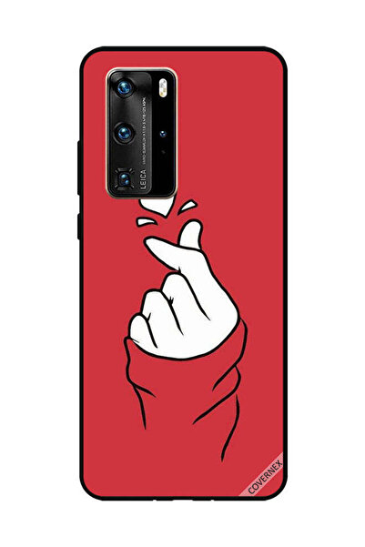 Covernex غطاء حماية لهاتف هواوي بي 40 برو سناب لوف أحمر