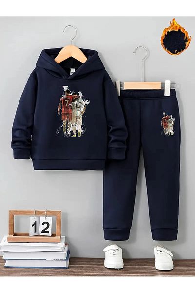 makiteks Winter Boys Tracksuit Set 5 6 7 8 9 10 11 12 Years Football
