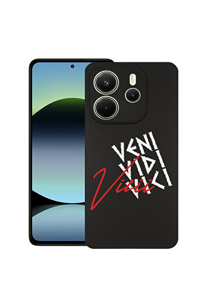 bestcase ® Husa Slim Silicon pentru Xiaomi Redmi Note 14 4G, Veni Vidi Vici, ...