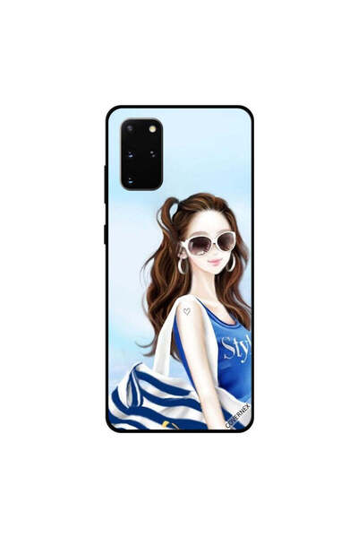 Covernex غطاء حماية سامسونج جالكسي S20 بلس بتصميم قميص أزرق