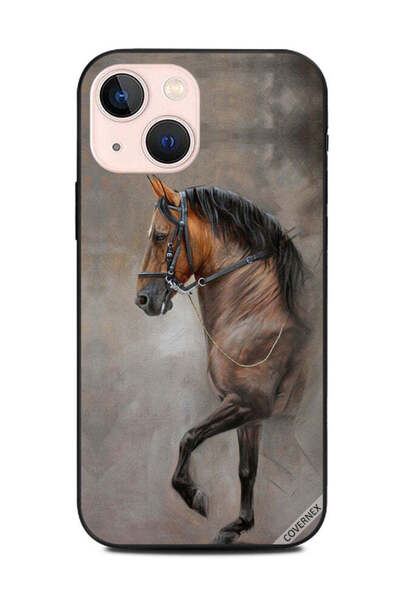 Covernex غطاء حماية لهاتف Apple iPhone 13 Mini صورة حصان عتيقة