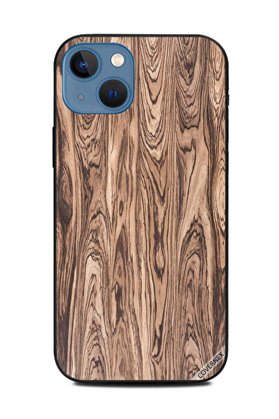 Covernex غطاء حماية لهاتف Apple iPhone 13 بنمط الخشب القديم