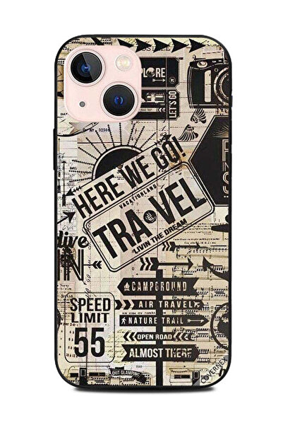 Covernex غطاء حماية لجهاز Apple iPhone 13 Mini Here We Go Travel