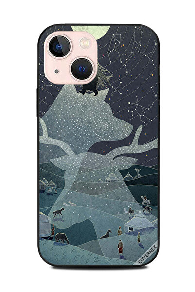 Covernex غطاء حماية لهاتف Apple iPhone 13 Mini بخلفية ساحرة وغزال