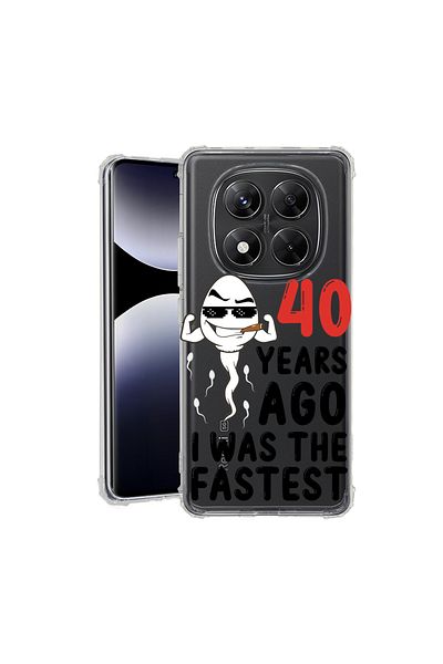 bestcase ® Anit Shock Case For Xiaomi Redmi Note 14 Pro 4G, 40 Years ago, 1997764 AS 1900