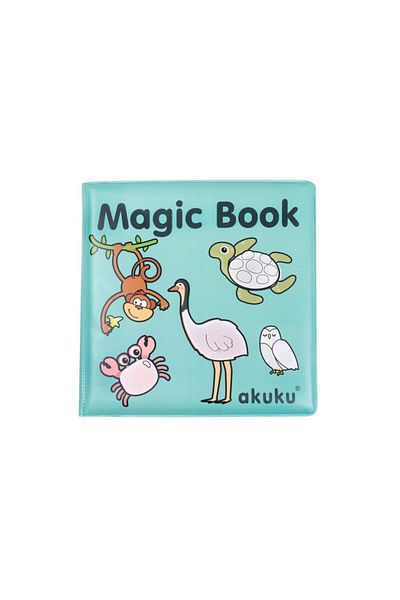 Akuku Educational bath book, 15x15 cm, Magic Book