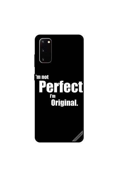 Covernex غطاء حماية لهاتف سامسونج جالكسي S20 أنا لست مثاليًا أنا أصلي