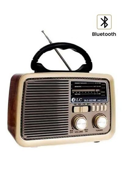 DLC brown radio