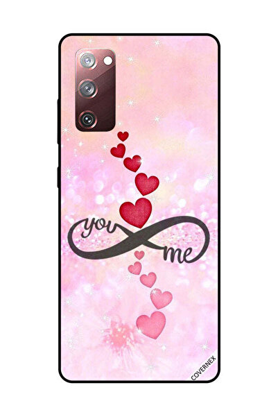 Covernex غطاء حماية لهاتف سامسونج جالكسي S20 FE قلوب حمراء ووردية أنت إنفينيت...
