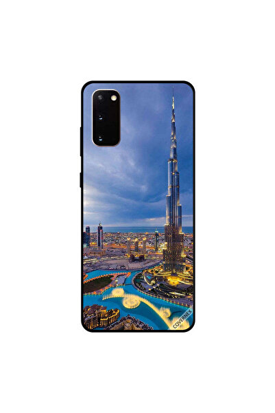 Covernex غطاء حماية لهاتف سامسونج جالكسي S20 بطبعة نافورة داون تاون