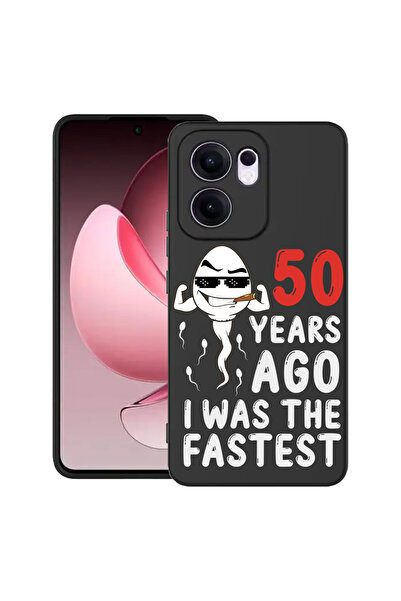 bestcase ® Husa Slim Silicon pentru OPPO Reno13 F / Reno13 FS, 50 χρόνια πριν...