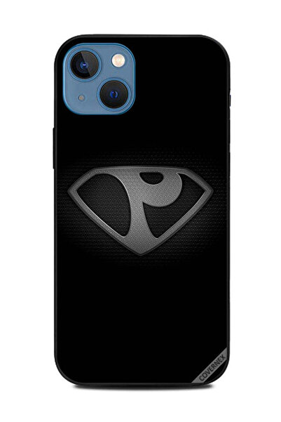 Covernex غطاء حماية لهاتف Apple iPhone 13 أبجدي أبيض وأسود P
