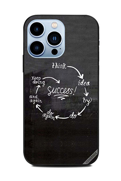 Covernex غطاء حماية لجهاز Apple iPhone 13 Pro فكر، فكر، جرب، افعل، افعل مرة أخرى