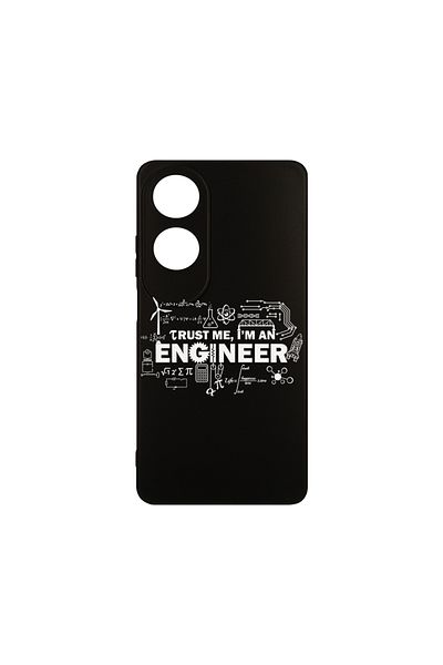 bestcase ® Husa Slim Silicon pentru OPPO A38 / A18, Trust Me I'm Engineer, 1714545 B 1859