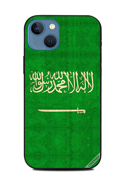 Covernex غطاء حماية لجهاز آيفون 13 من آبل، علم المملكة العربية السعودية، عتيق