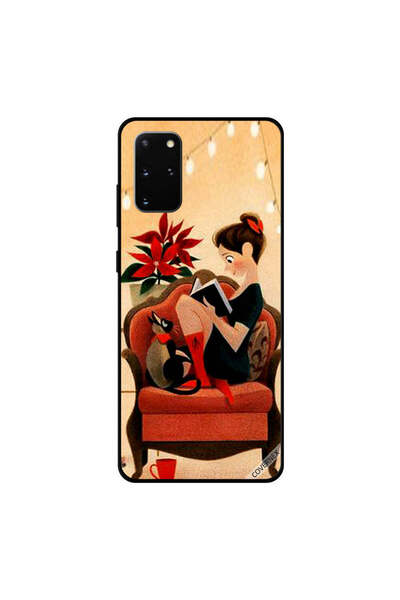 Covernex غطاء حماية سامسونج جالكسي S20 بلس بطبعة فتاة تقرأ