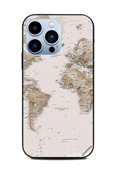 Covernex غطاء حماية لهاتف Apple iPhone 13 Pro خريطة العالم