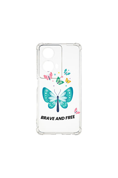 bestcase ® Carcasă antișoc pentru Motorola Edge 50 Fusion, Fluturi, 1805844 A...