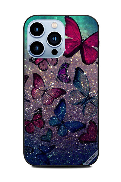 Covernex غطاء حماية لهاتف Apple iPhone 13 Pro - بريقات وفراشات