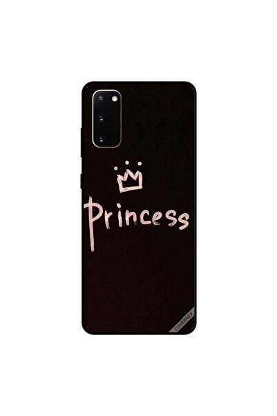 Covernex غطاء حماية سامسونج جالكسي S20 - أميرة مكتوب عليها باللون الخوخي