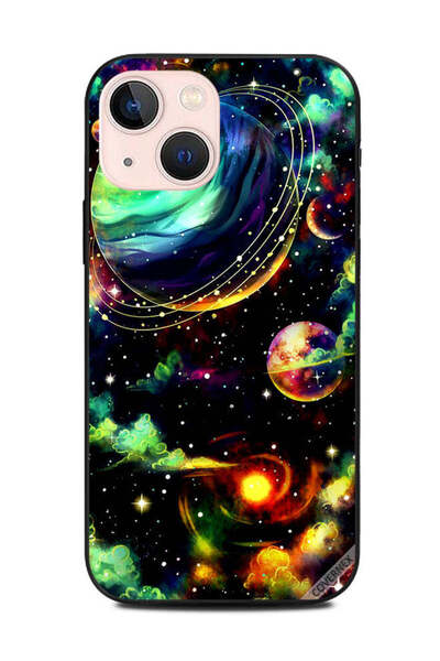 Covernex غطاء حماية لهاتف أبل آيفون 13 ميني - نباتات زحل