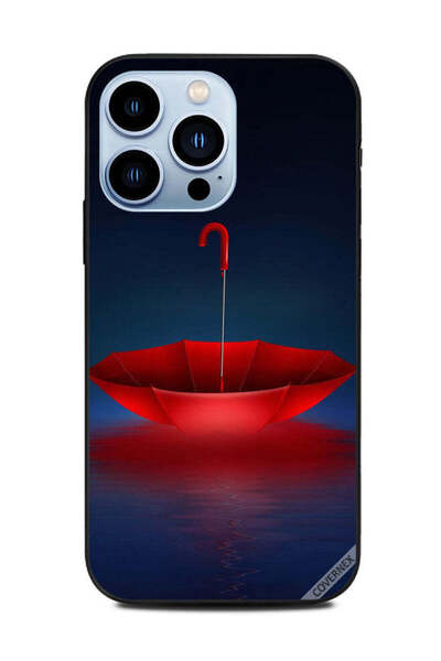 Covernex غطاء حماية لهاتف Apple iPhone 13 Pro بمظلة حمراء جميلة