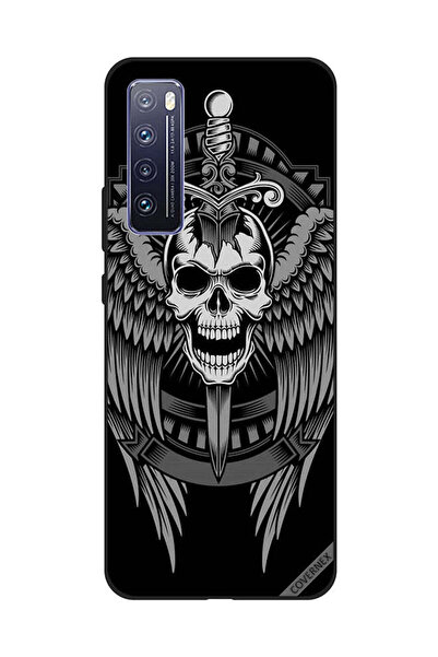 Covernex غطاء حماية لهاتف هواوي نوفا 7 - جمجمة وأجنحة نسر