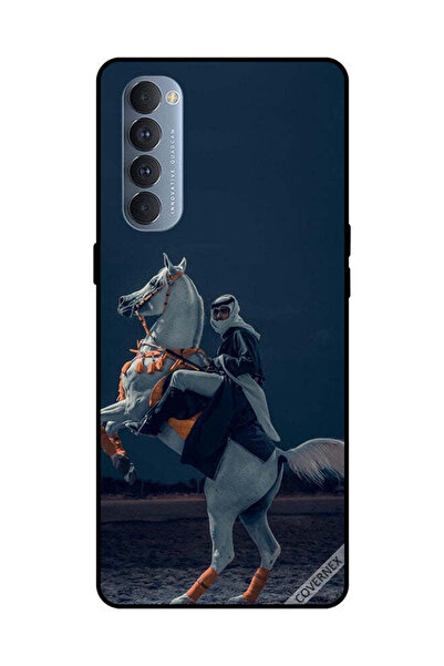 Covernex غطاء حماية لهاتف Oppo Reno 4 Pro شاب على حصان