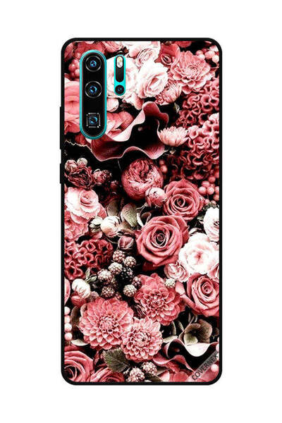 Covernex غطاء حماية لهاتف هواوي بي 30 برو - لون الخوخ والورود 2